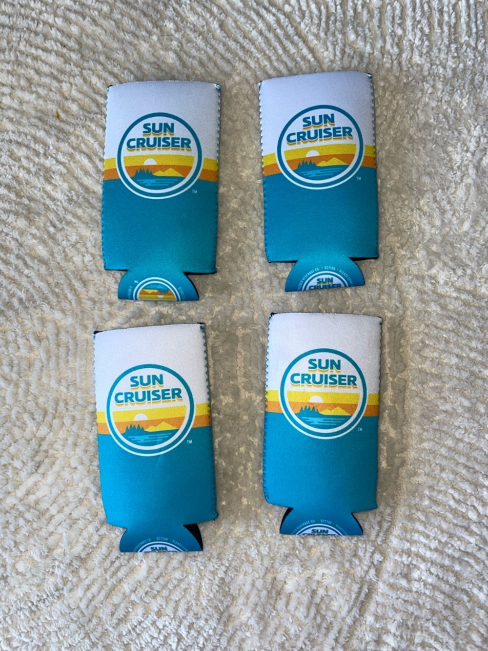 Sun Cruiser Can Koozies - Set of 4